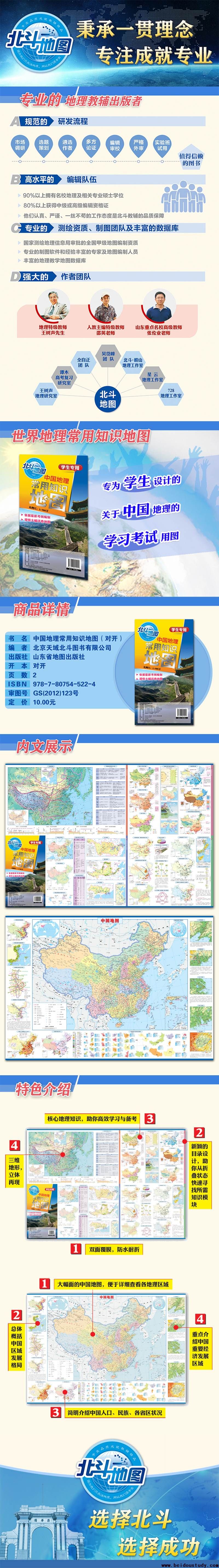 中国地理常用知识地图（对开）海报111