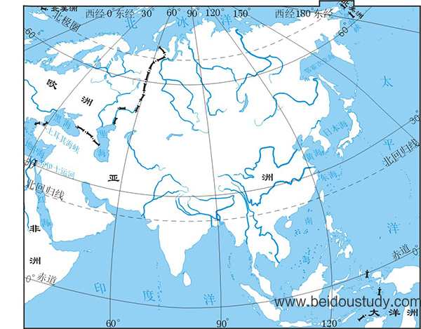 ☆☆☆北斗地图《新课标新考纲新教程区域地理》“世界地理”的教学设计——河北省辛集市第一中学  贾益民