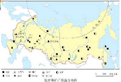俄罗斯工业区分布特点